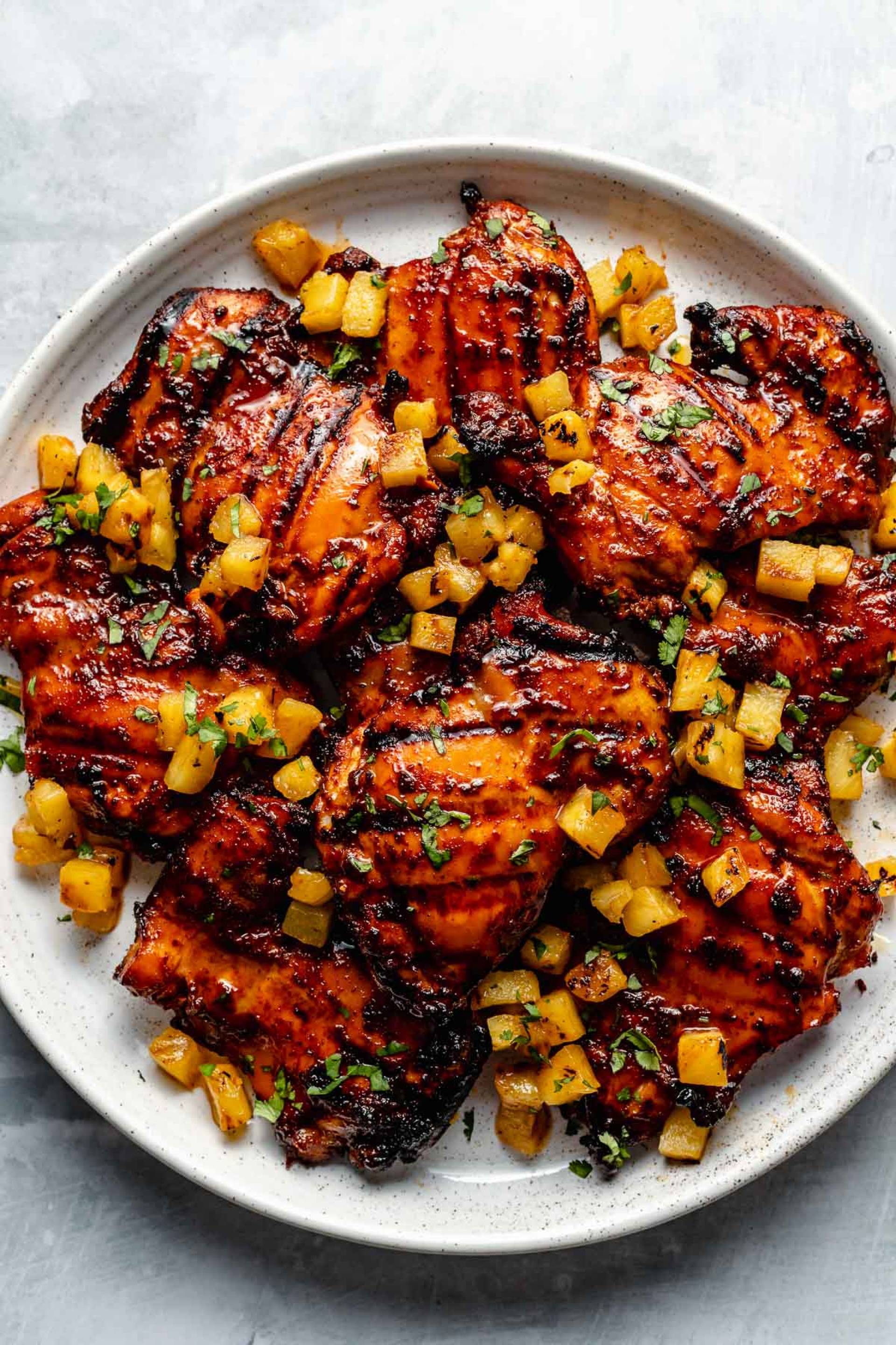 Al Pastor Grilled Chicken Thighs