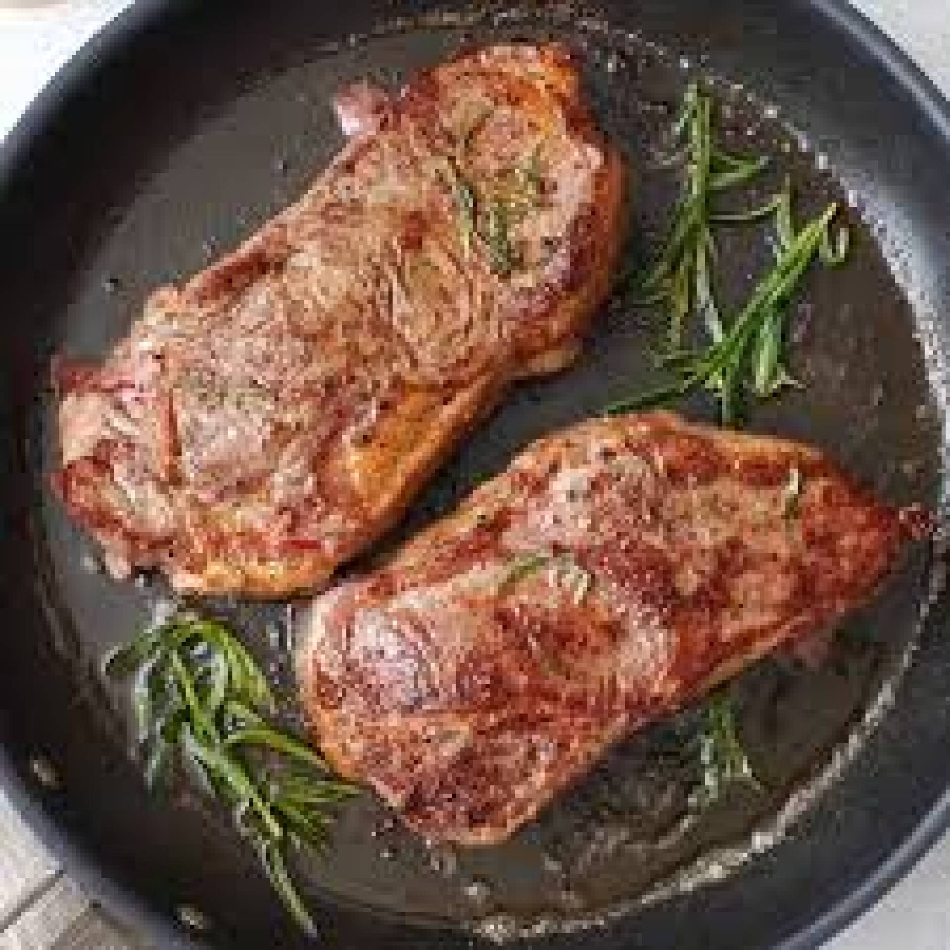 Low Carb Seared NY Strip Steak