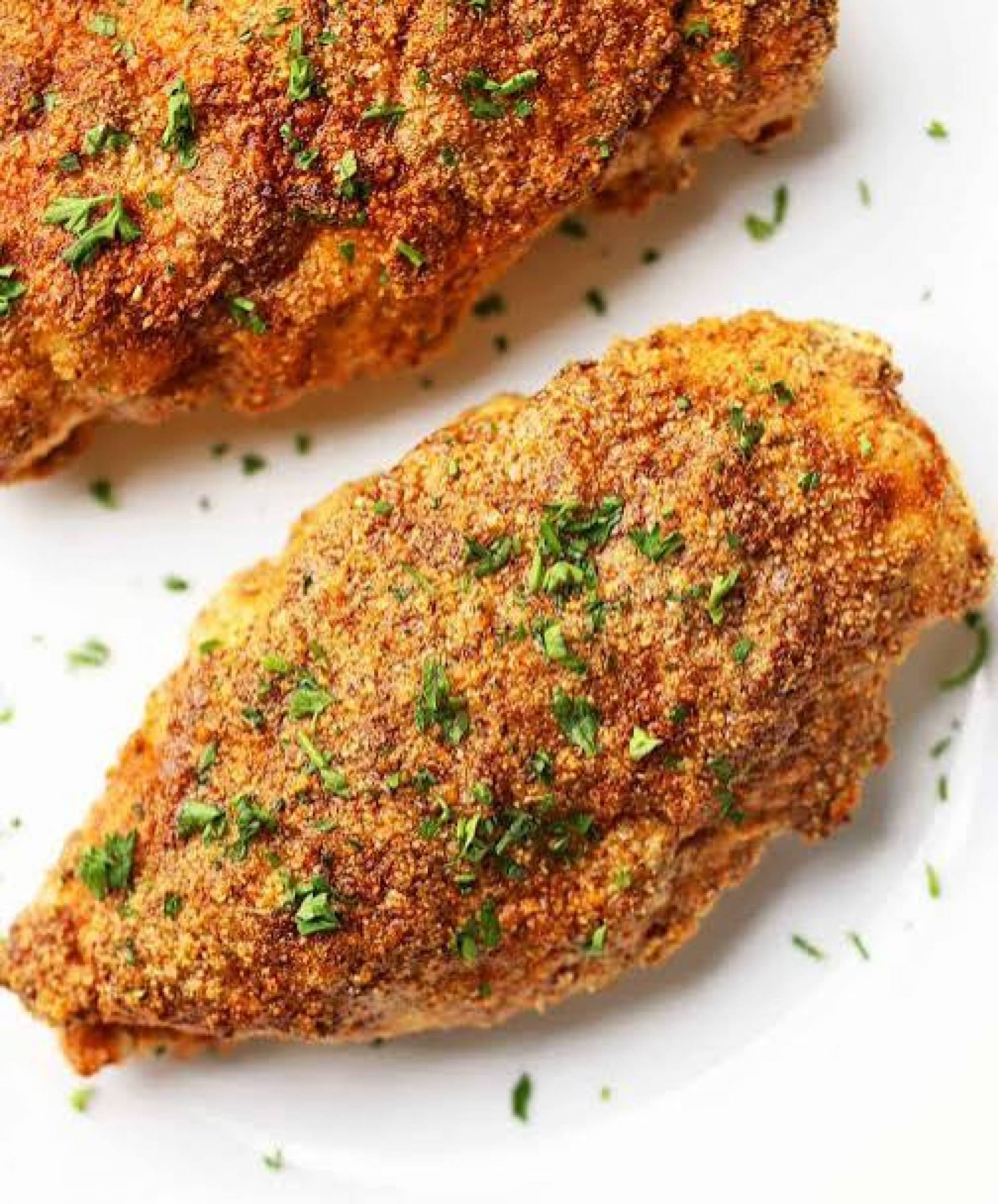 Low Carb Parmesan Crusted Chicken